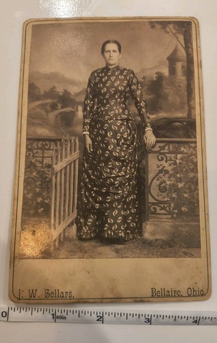 Antique cabinet card photo - antique,